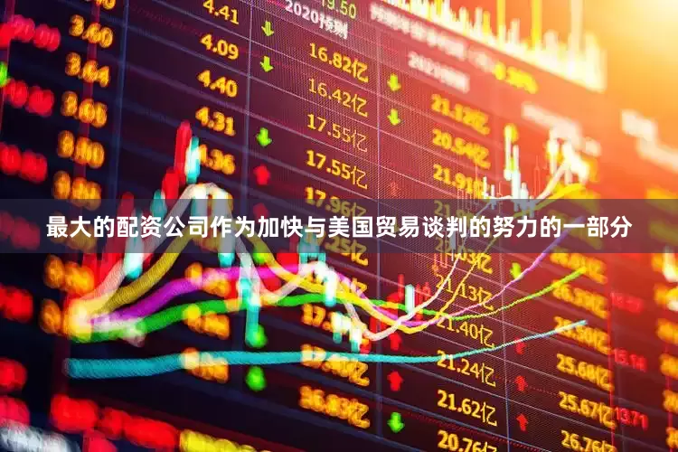 最大的配资公司作为加快与美国贸易谈判的努力的一部分